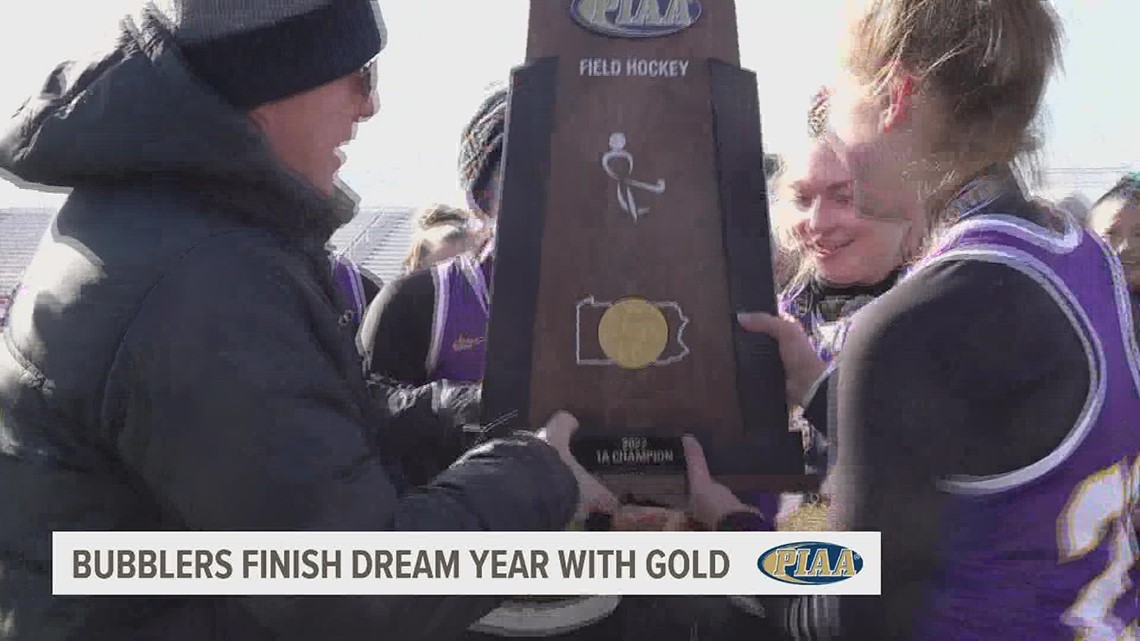 Bubblers boil up history with field hockey state title
