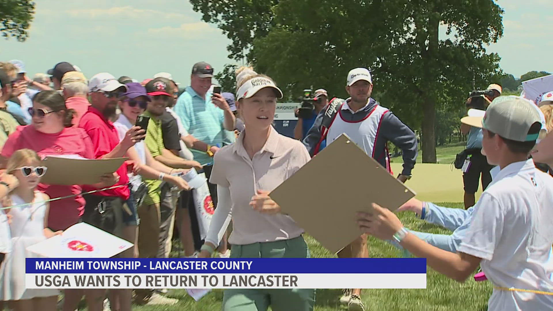 USGA CEO Mike Whan is confident the organization is not finished putting on events at Lancaster County Club