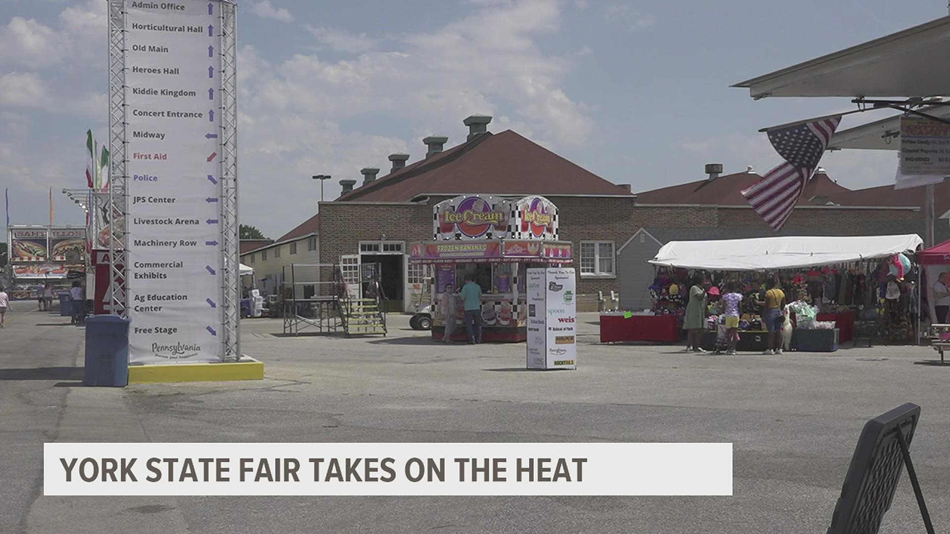 Rising temperatures and intense heat advisories have local health officials concerned about the safety of fair visitors.