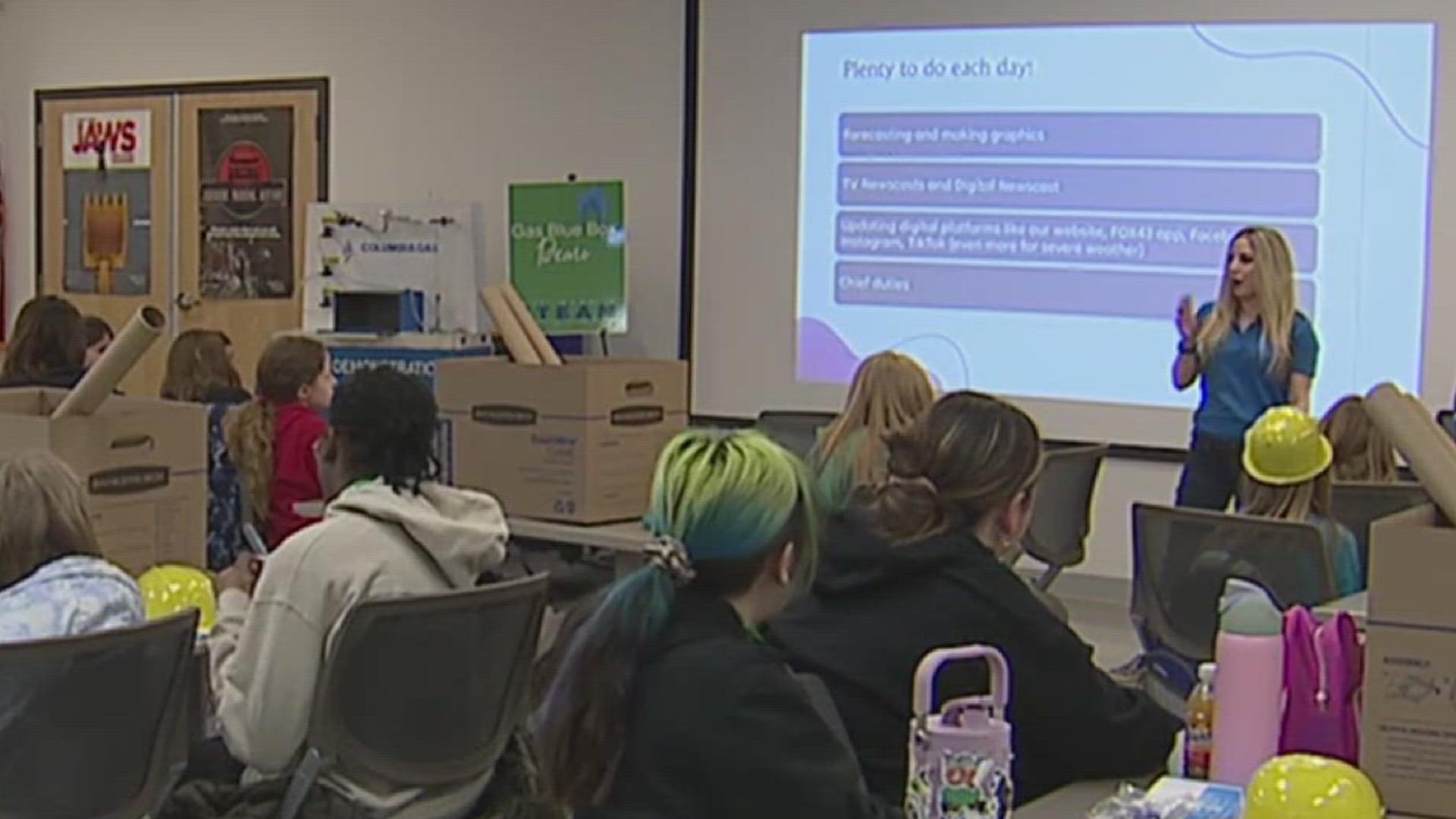 FOX43 Chief Meteorologist Andrea Michaels speaks at 2nd annual ...