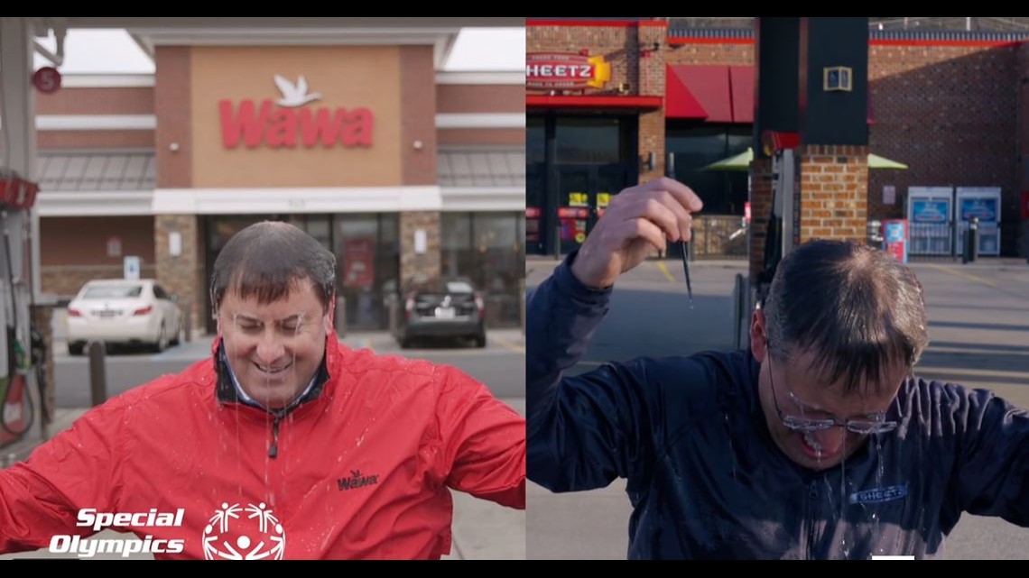 Pennsylvania rivals Sheetz, Wawa team up to join the 'Polar Pop Plunge' in support of Special Olympics - Vimarsana News