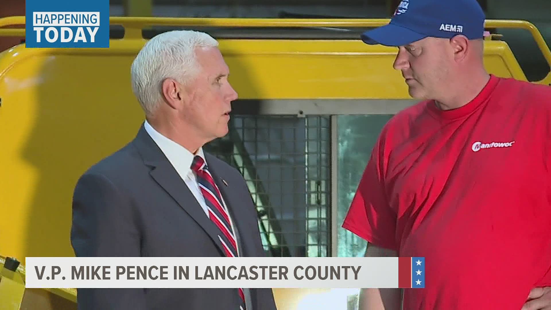 Vice President Mike Pence will travel to Lititz on Tuesday, September 29 to host a 'Make America Great Again!' watch party of the Presidential Debate.