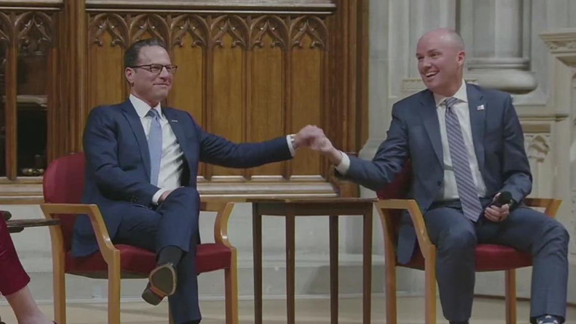 Governors of Pennsylvania and Utah discuss political violence, faith and how to 'disagree better'