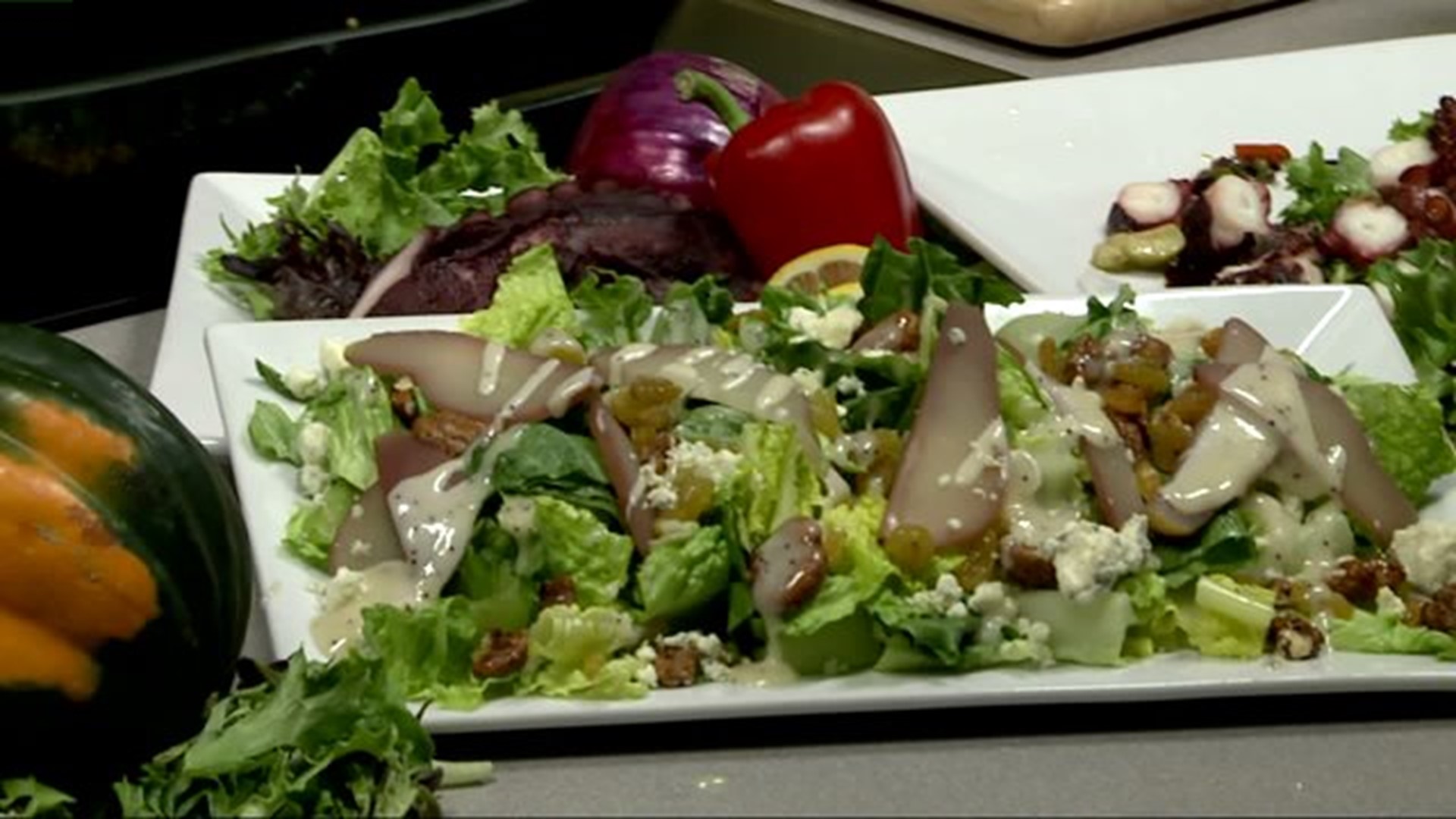 Brick Kitchen and Bar cook up seafood in the FOX 43 kitchen