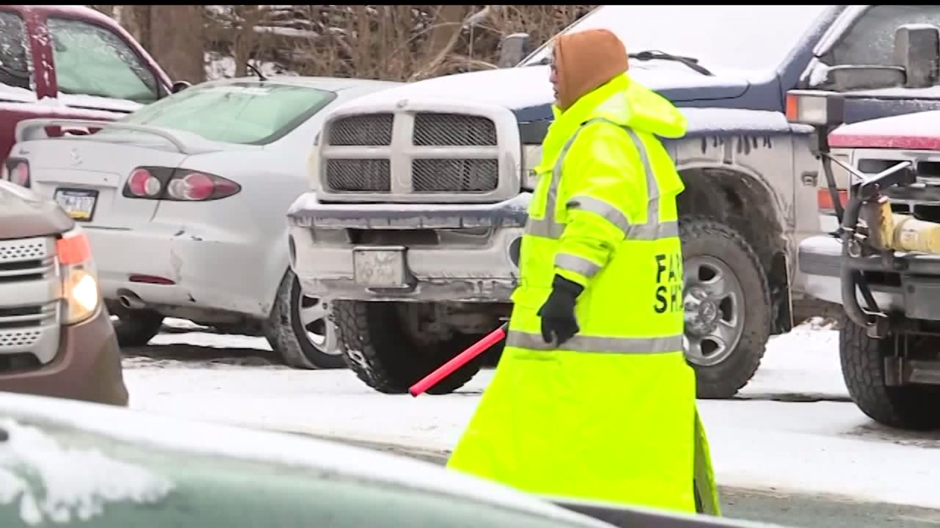 PA Farm Show workers battle cold weather