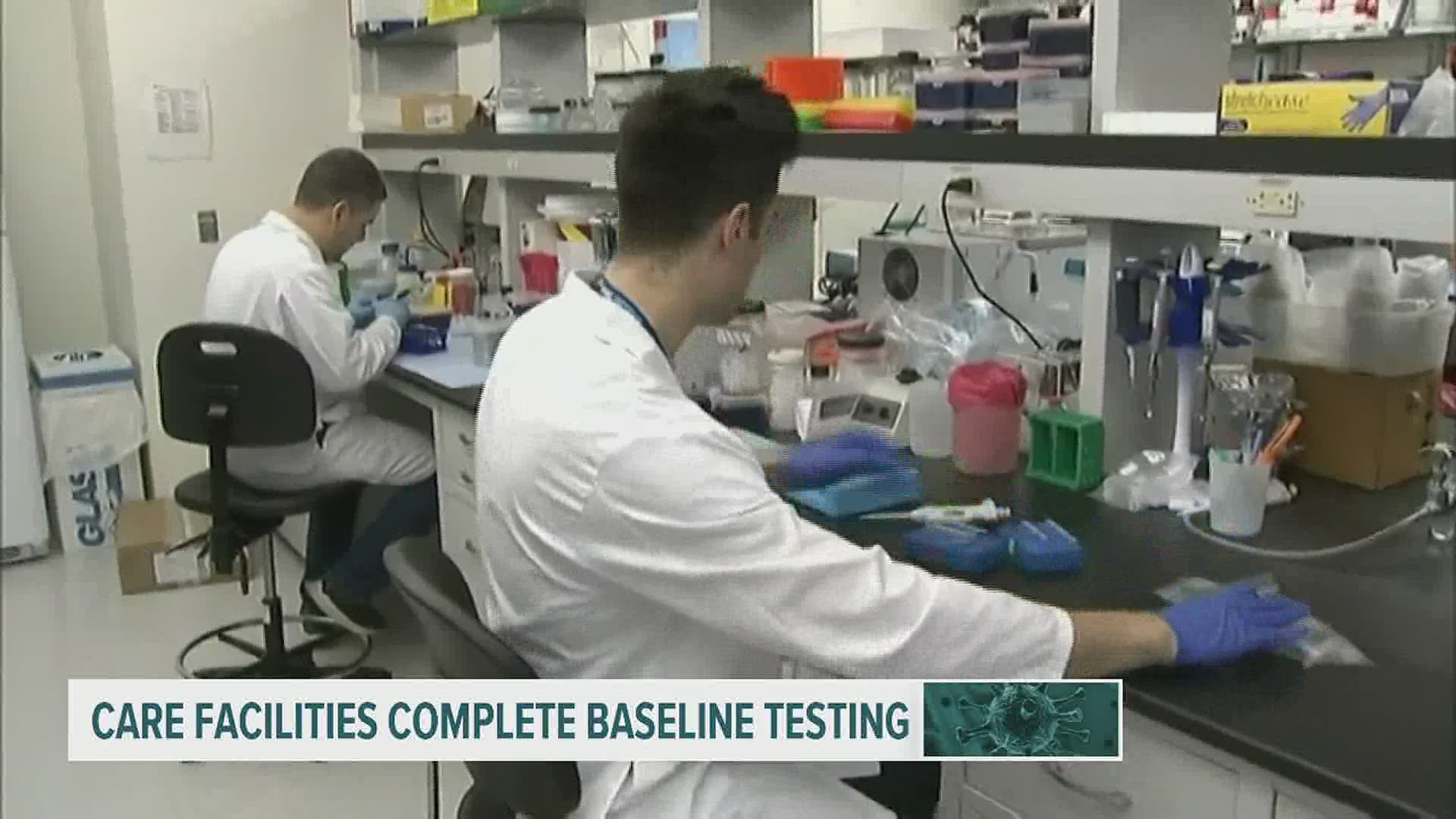 The Pennsylvania DOH announced completion of  universal baseline testing at all long-term care facilities. But the state falls dead last in per capita testing rates.