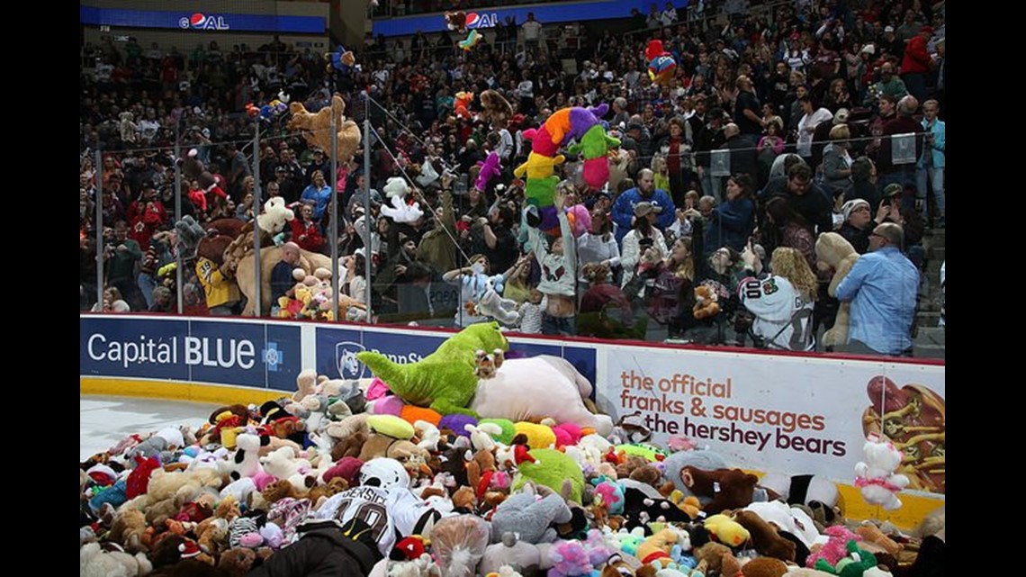 teddy bear toss 2018 hershey