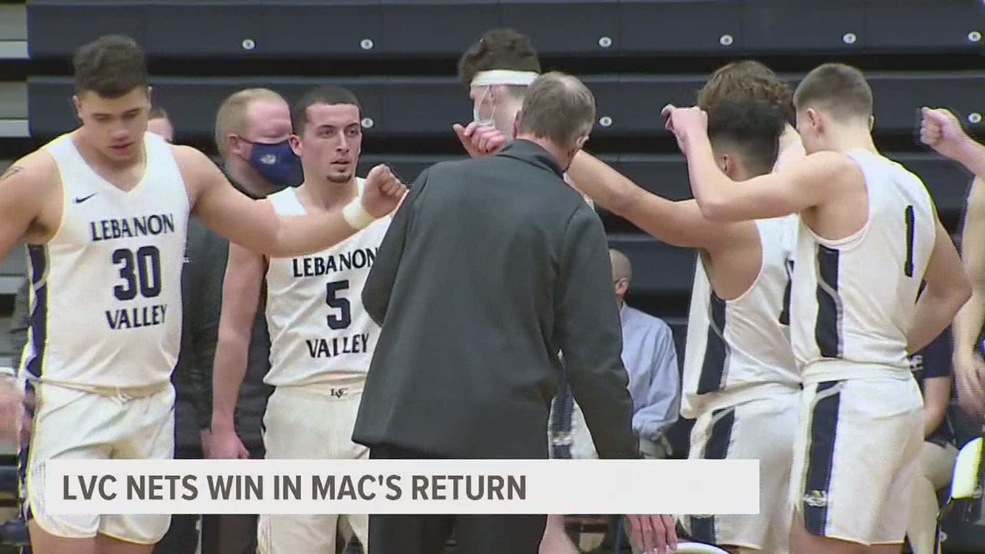 Lebanon Valley College and Messiah University clashed on Thursday night in the MAC season opener.