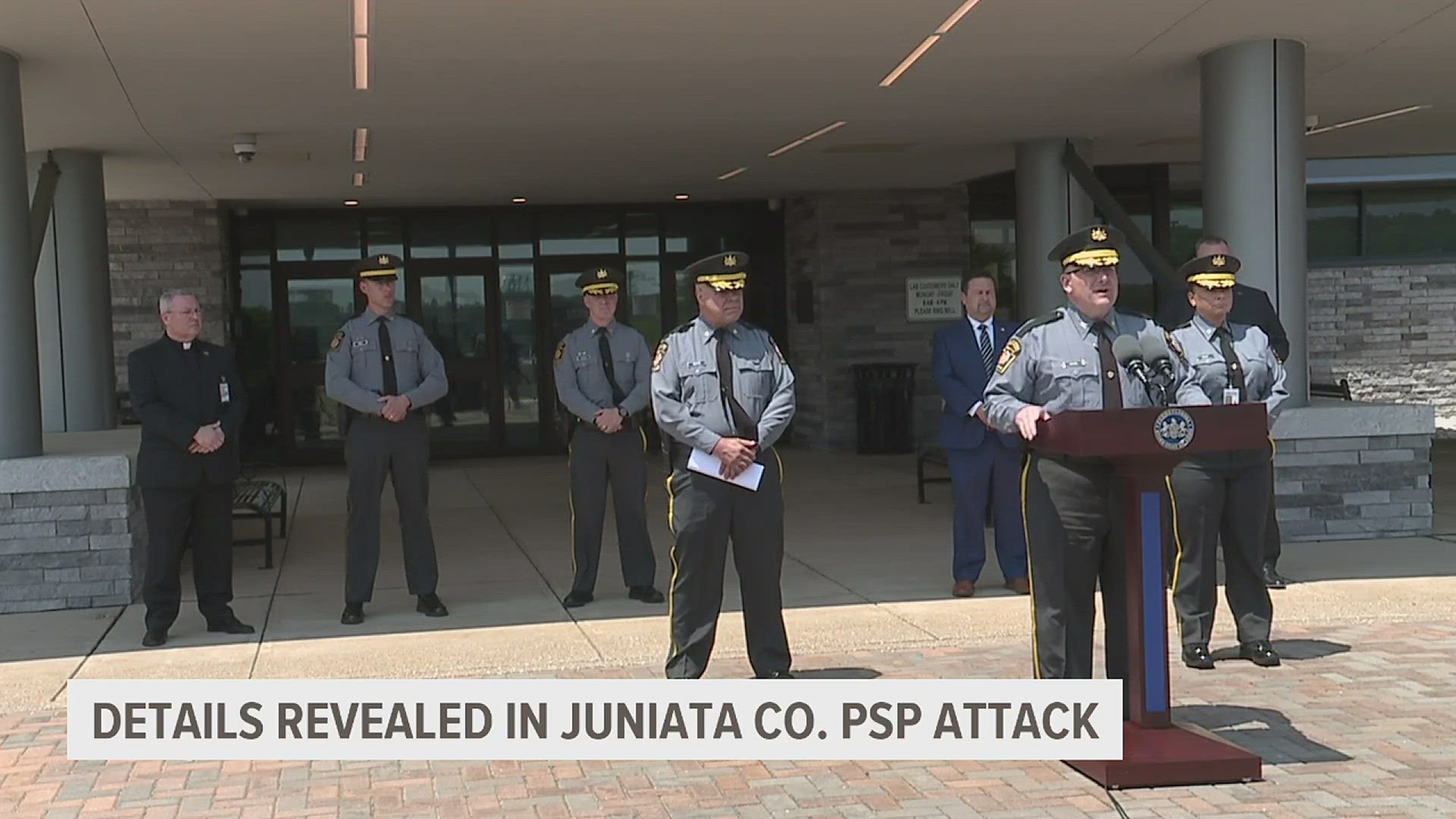 Pa. State Police revealed the names of the trooper killed, the trooper injured, and gunman, as well as a timeline of Saturday's shooting in Juniata Co.