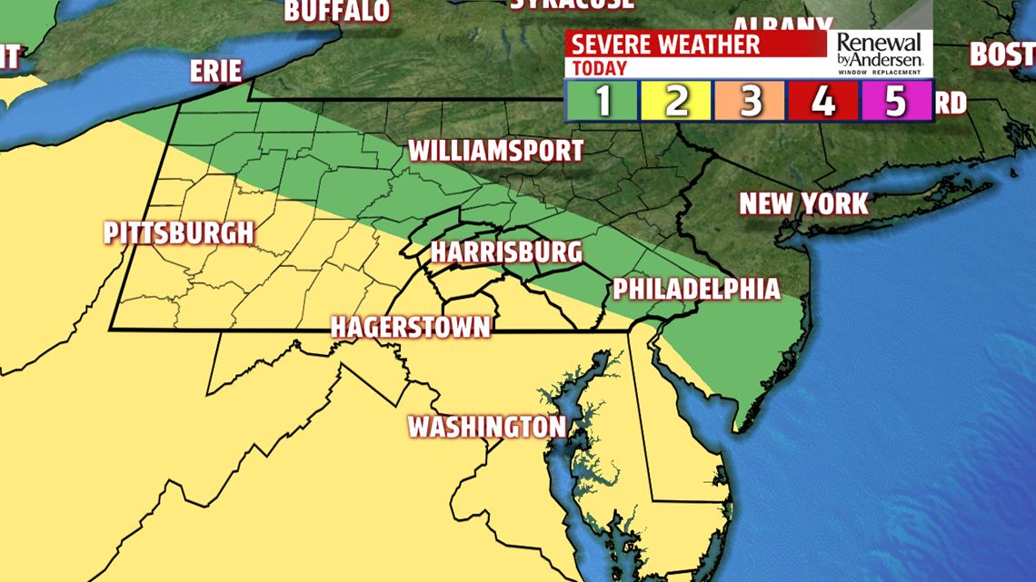 A few storms tonight and tomorrow morning, temperatures drop into the