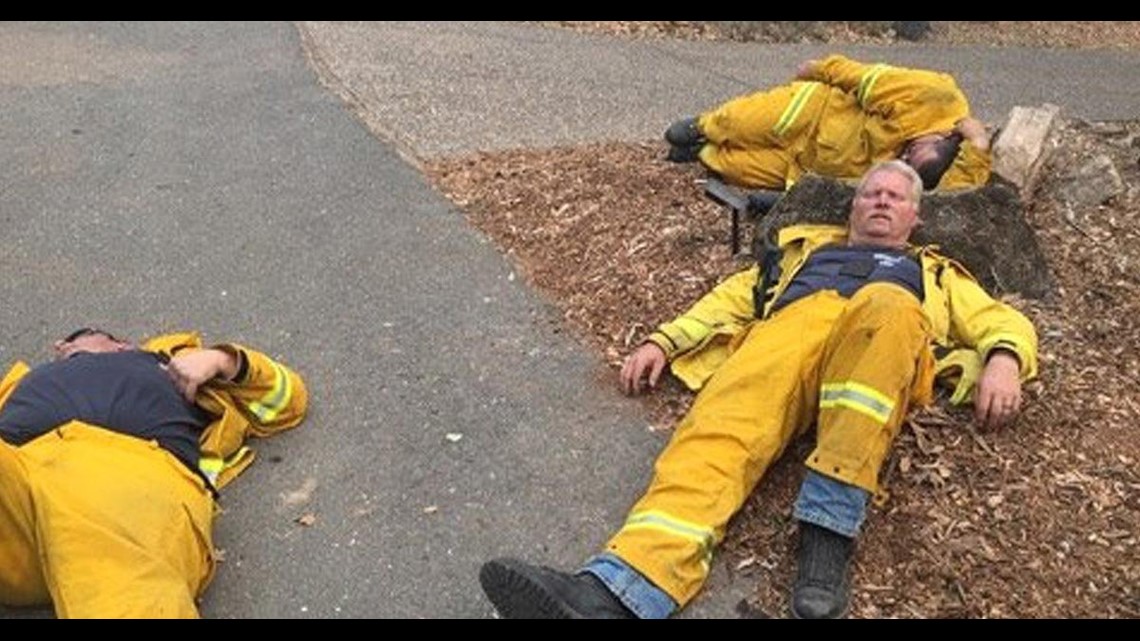 Heartbreaking Photos Show Toll On Firefighters Battling California ...