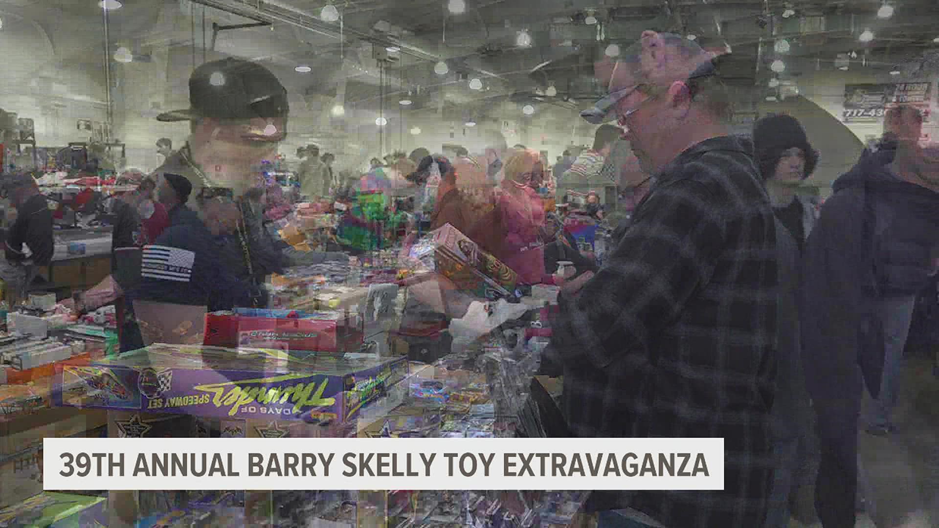 There were over 900 toys at the York Expo Center.