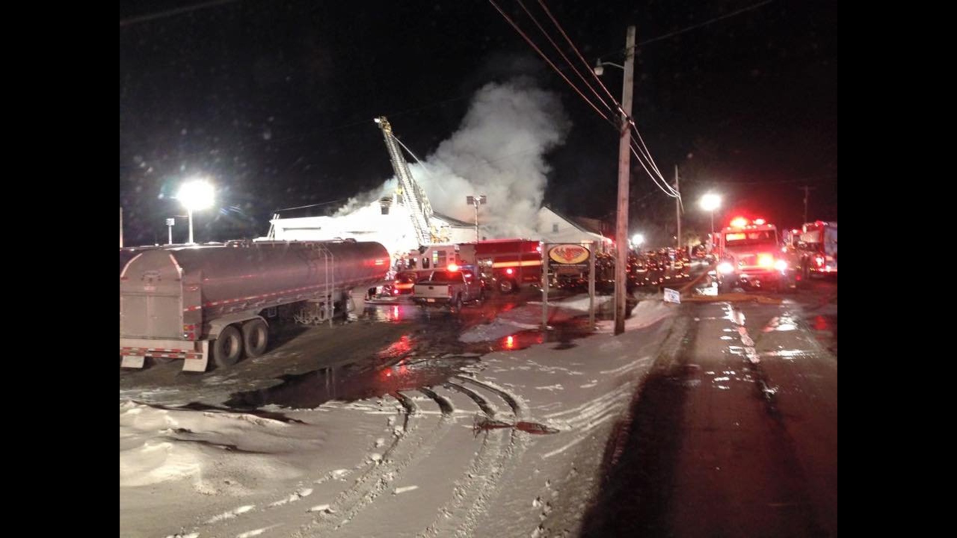 Fire destroys trucking business in Lancaster County | fox43.com