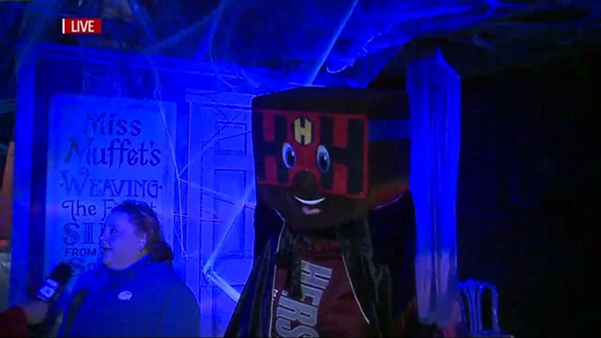 Checking out the spooky rides and sweet treats at Hersheypark in the Dark in Dauphin County