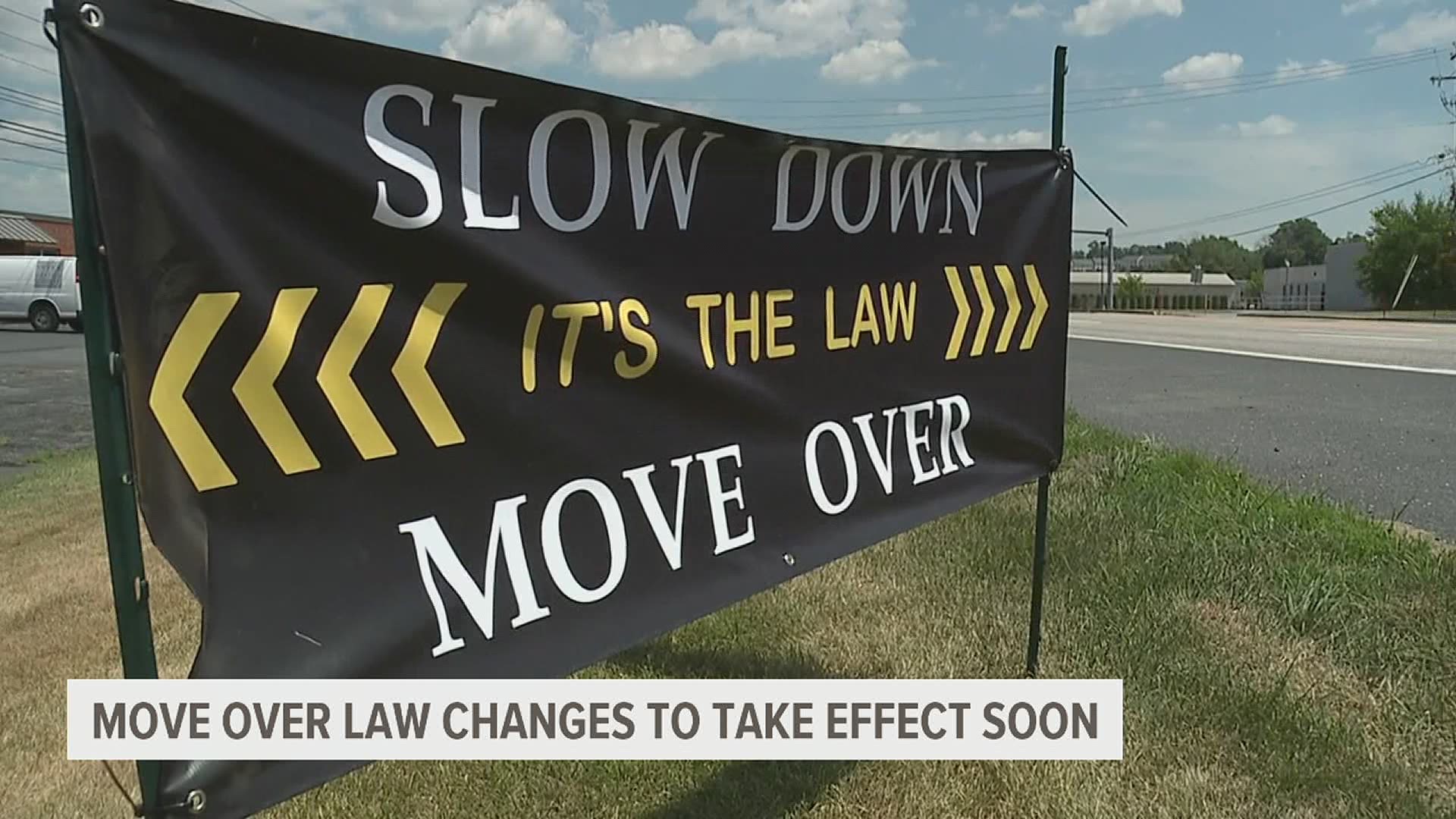 Hundreds of emergency responders have been badly injured or killed, while providing roadside assistance. The changes in the Move Over Law are to prevent deaths.