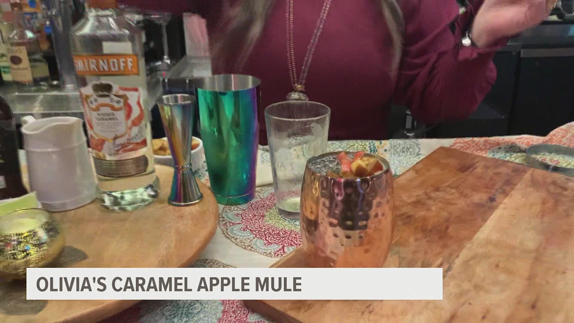 COVID-19 may keep Olivia's out of our FOX43 Kitchen, but they joined us via Skype to prepare the Caramel Apple Mule Drink for your Thanksgiving day feast