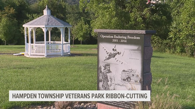 Improvements unveiled at Hampden Township Veterans Park
