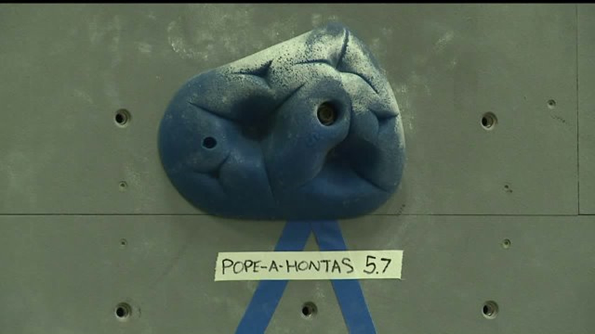 SPOOKY NOOK ROCK CLIMBING WALLS NAMED FOR POPE FRANCIS