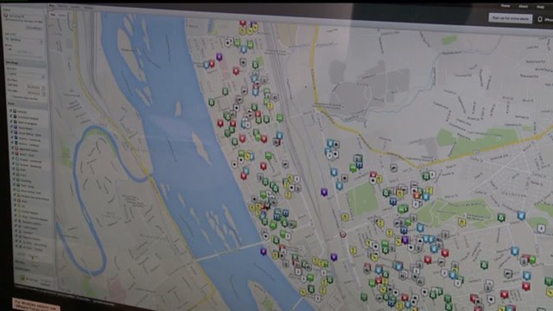 Mapping crime in Harrisburg