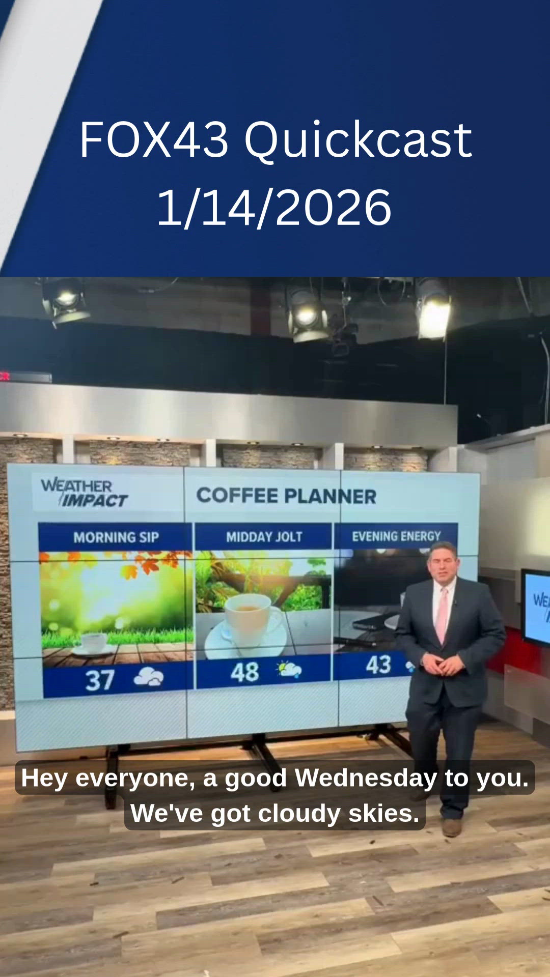 Wednesday 1/14/2026 Quickcast | fox43.com