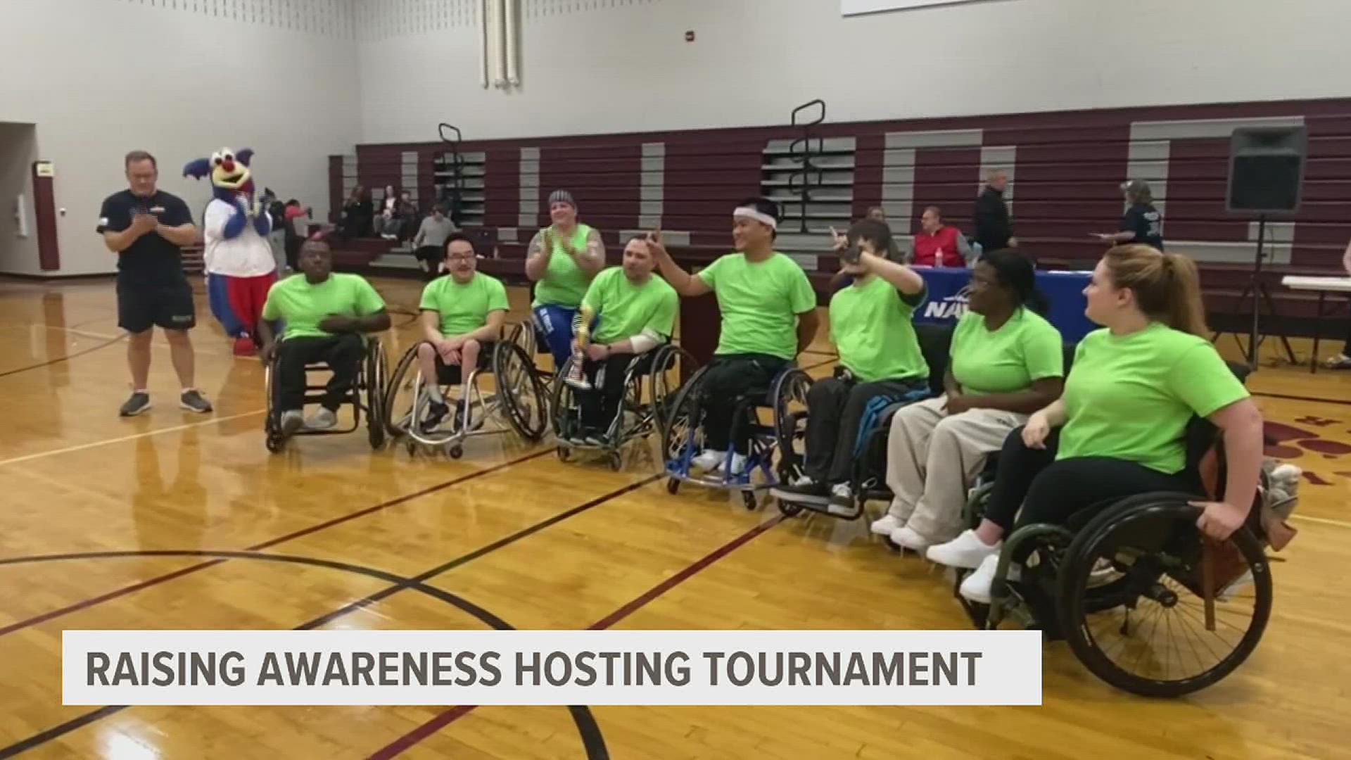 The 31st Wheelchair basketball event held at Mechanicsburg Elementary.