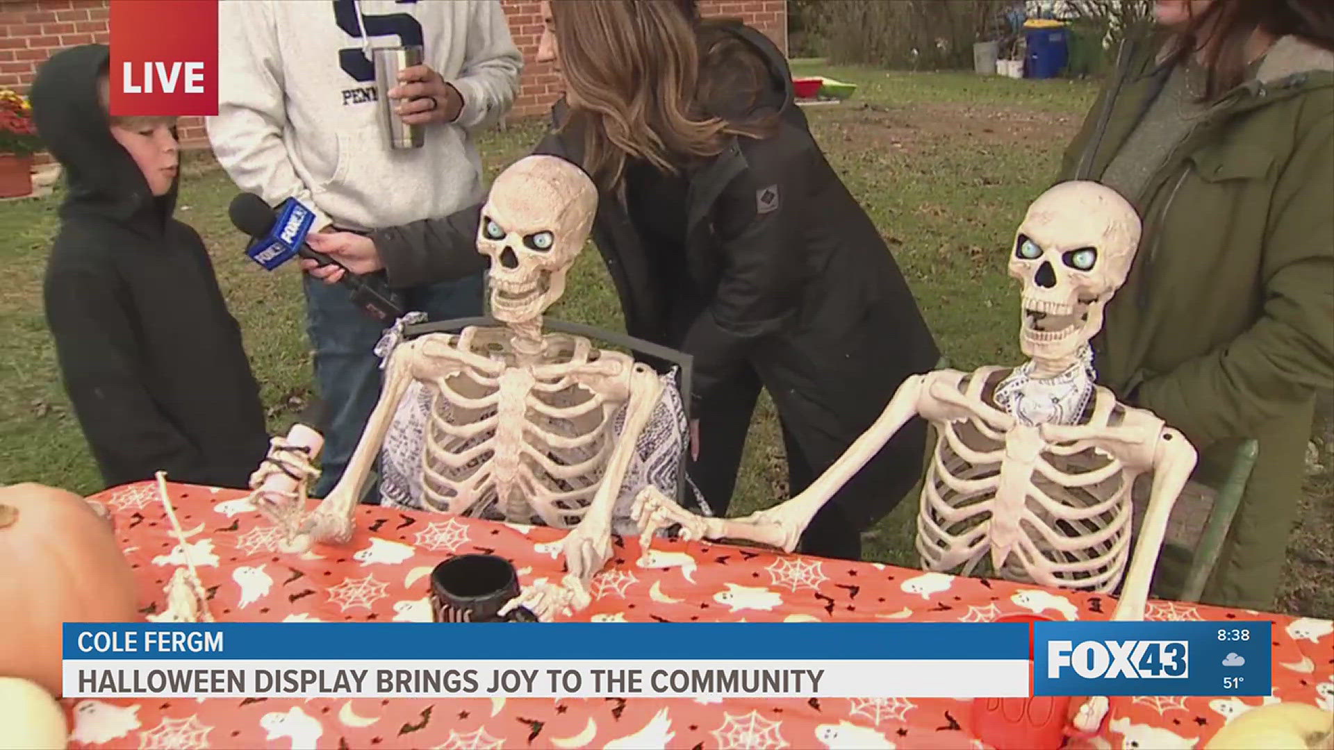 York County family gets creative with bone-chilling Halloween display ...