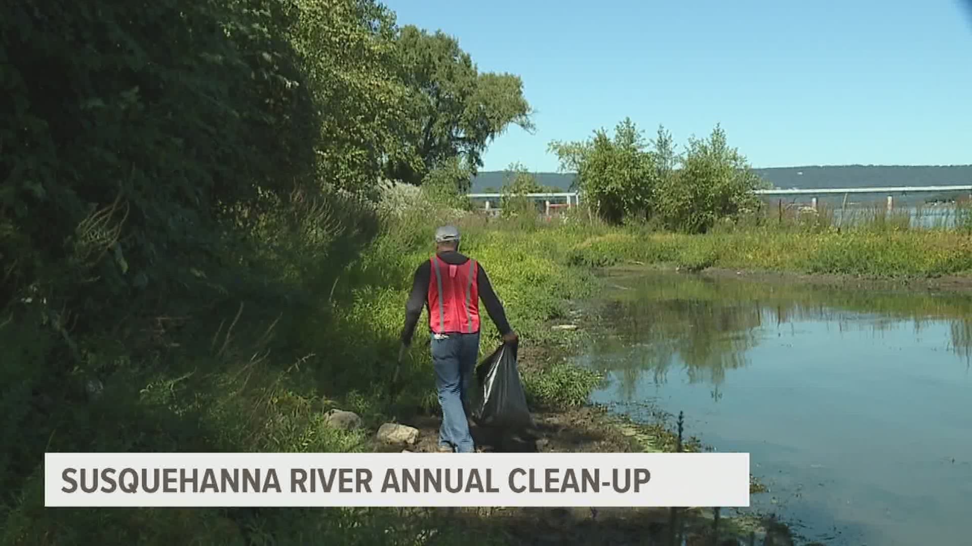 The event is one of thousands around the world to support the Ocean Conservancy's International Coastal Cleanup.