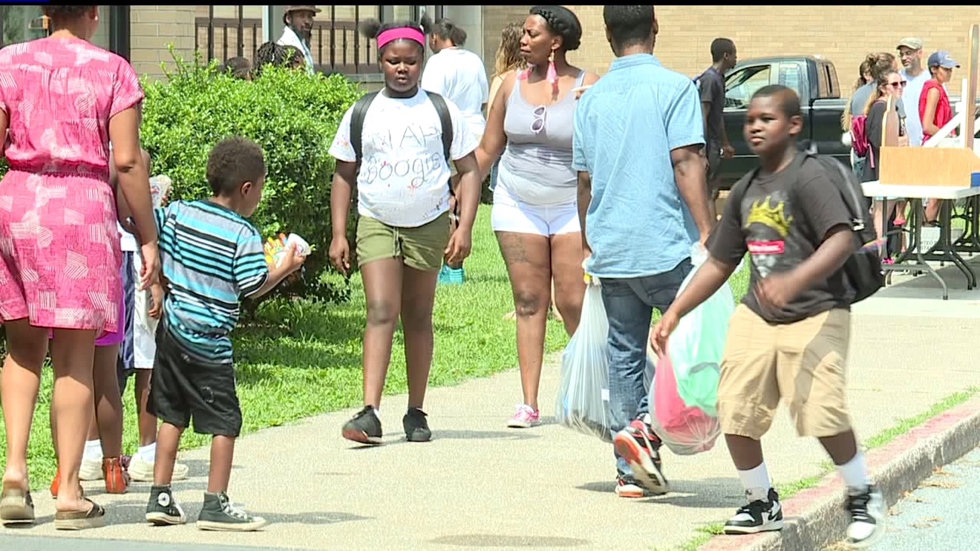 Families in Harrisburg get help gearing up for the new school year