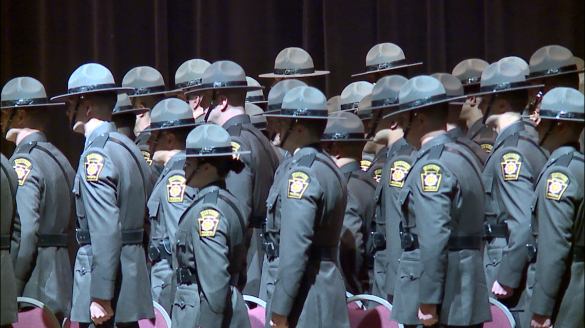 Pennsylvania State Police graduates 104 new troopers