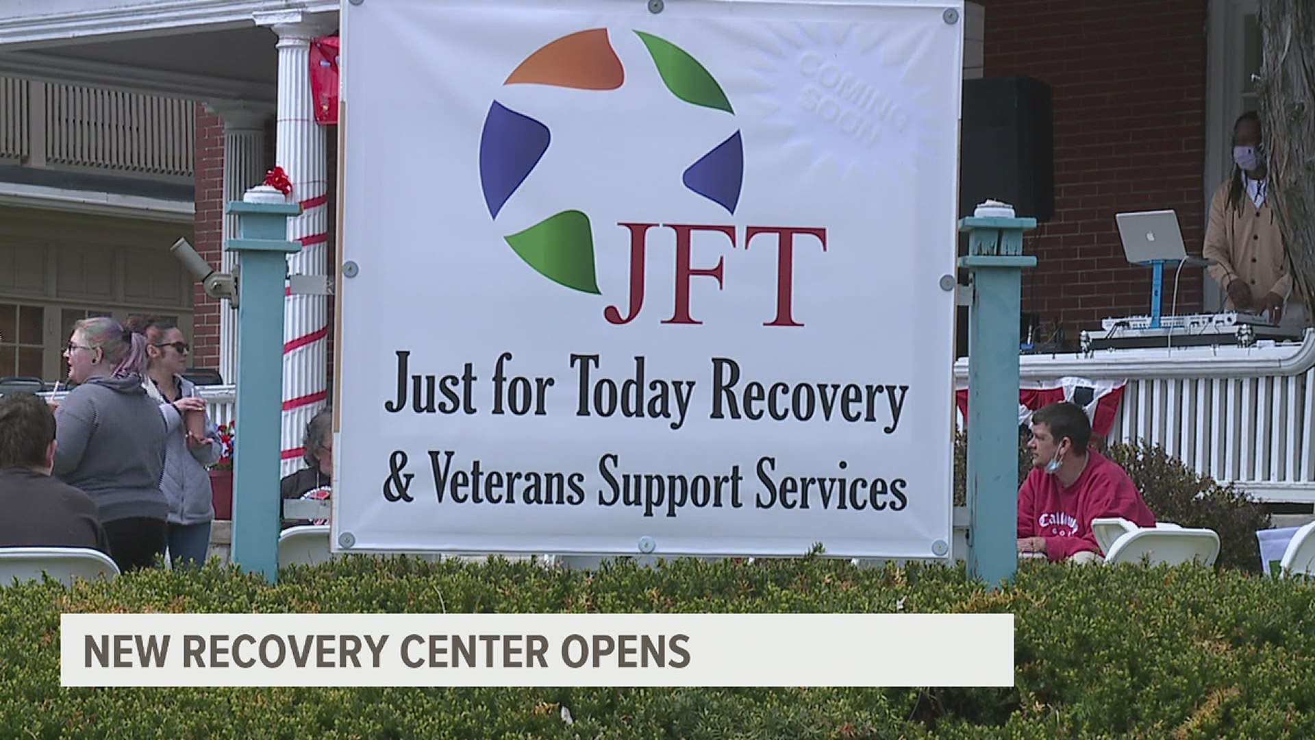 The Just For Today Recovery and Veterans Support Services Center offers many services including help with addiction, homelessness, and suicide prevention.