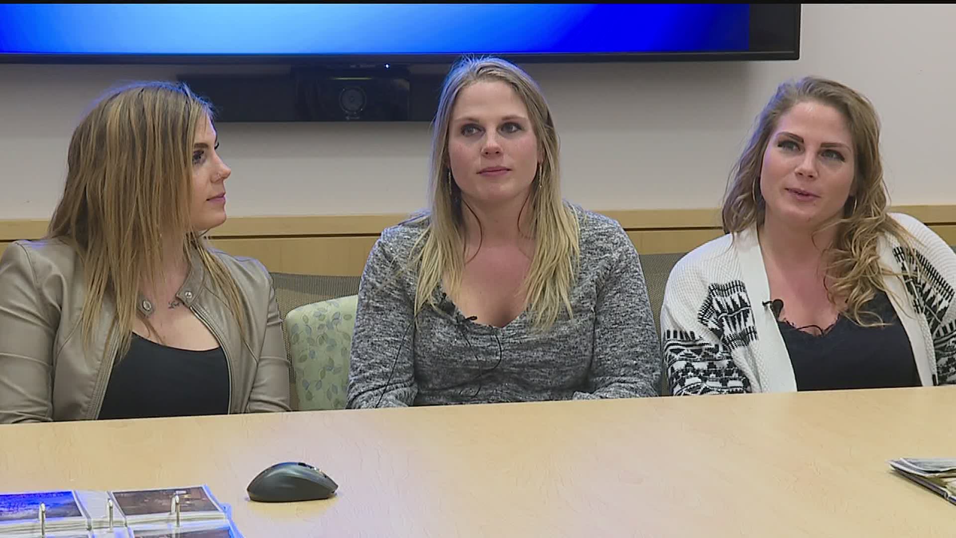 Triplets get sneak peak at children's hospital expansion