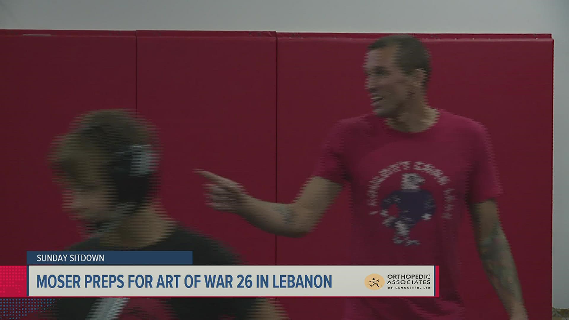 The 'Art of War Cage Fighting 26' comes to the  Lebanon Valley Expo Center on Saturday.