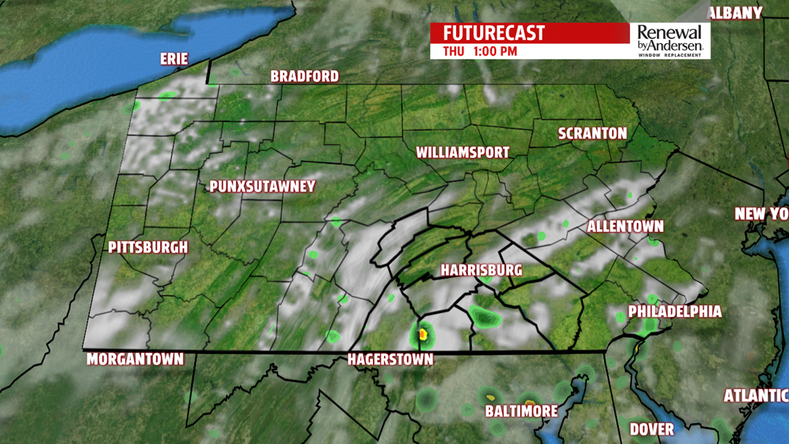 Very warm and stuffy with a stray shower or thunderstorm possible on