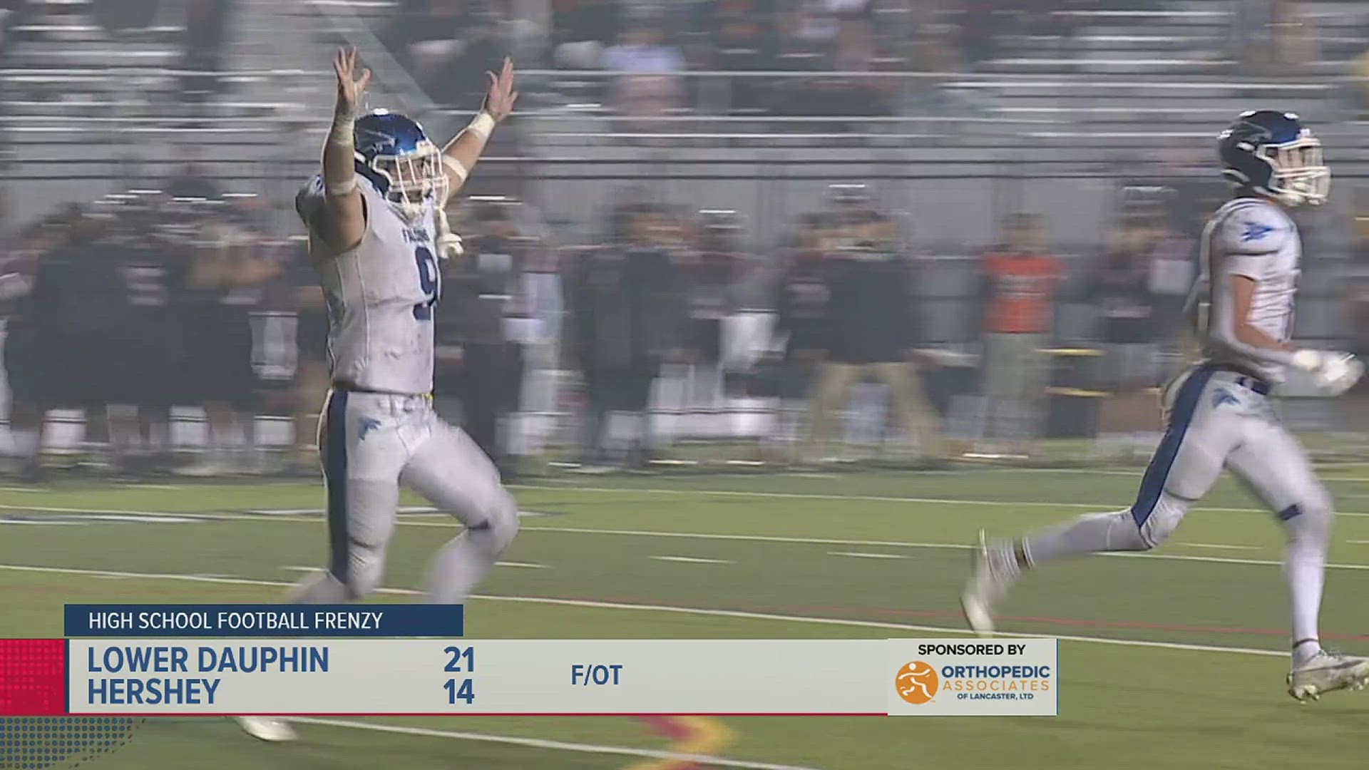 Lower Dauphin wins a fog bowl match-up against Hershey in overtime.