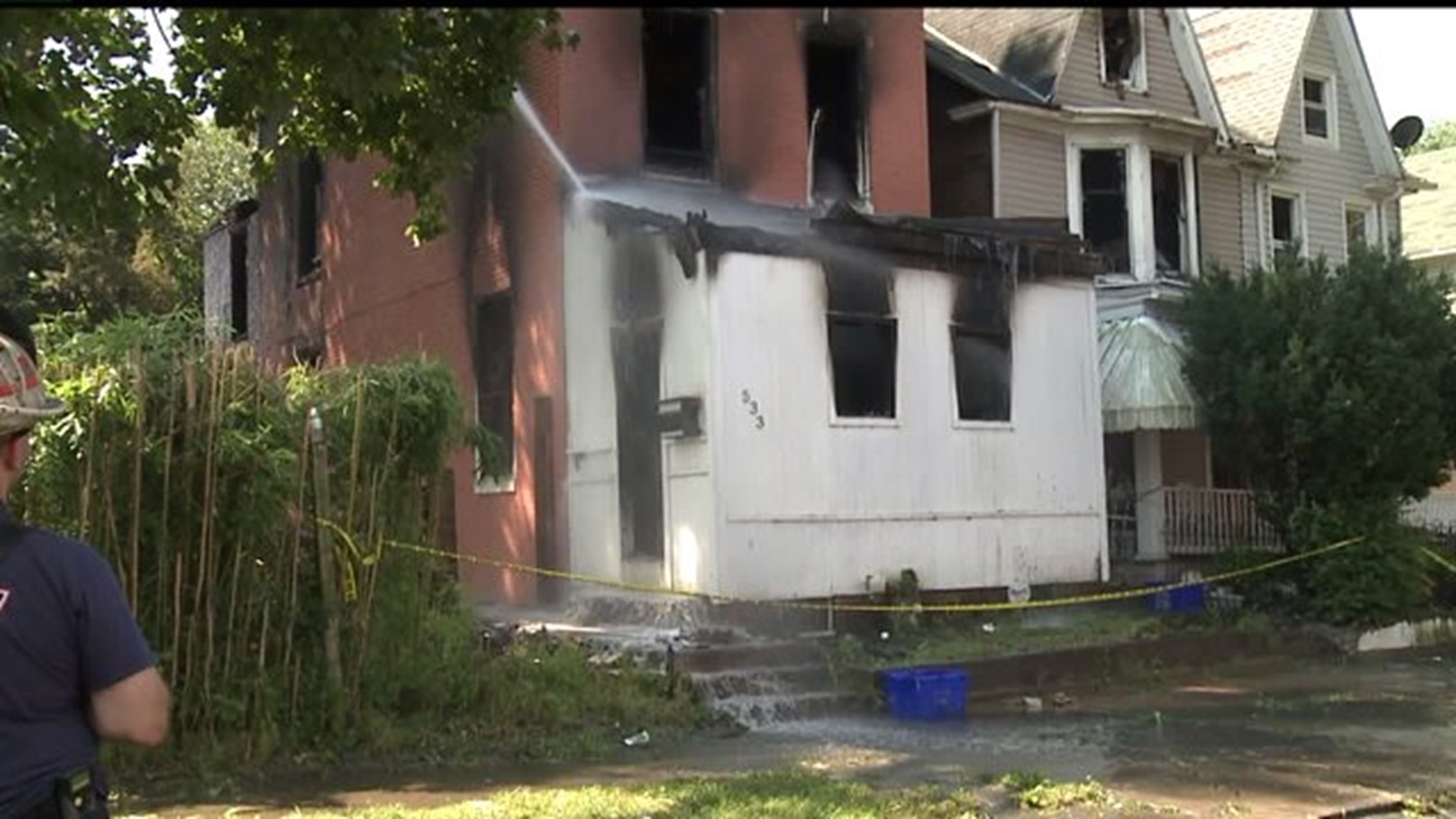 Nine people displaced by fire in Harrisburg