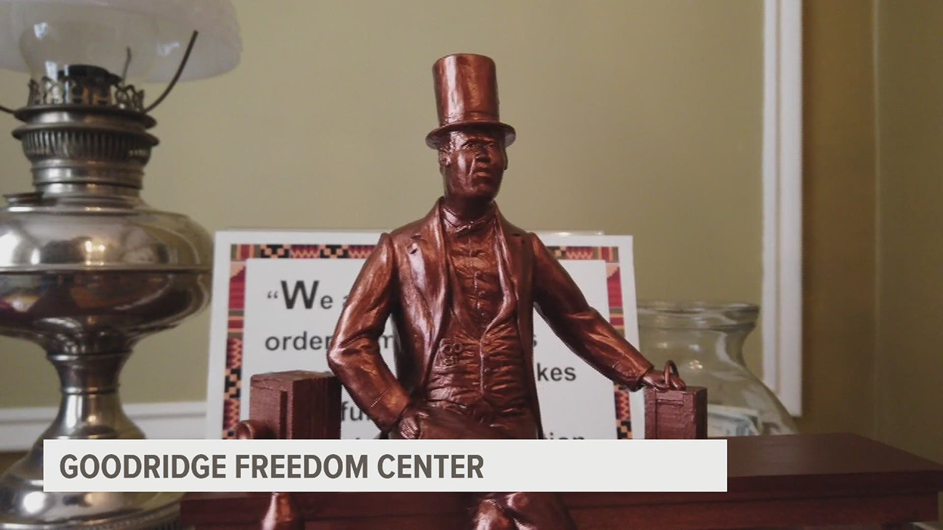 The Goodridge Freedom Center says the statue was made possible through donations from Give Local York.