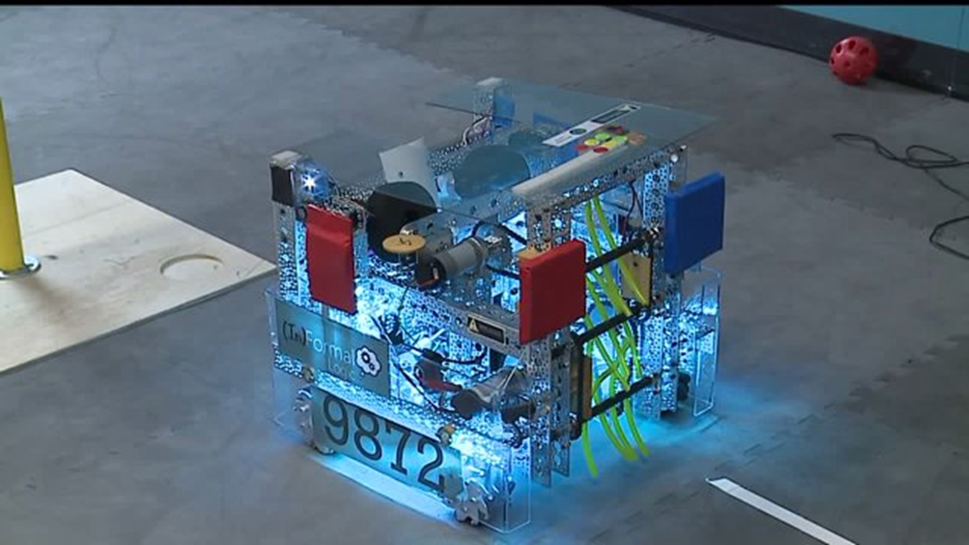 Local students test their robotic creations ahead of upcoming competition