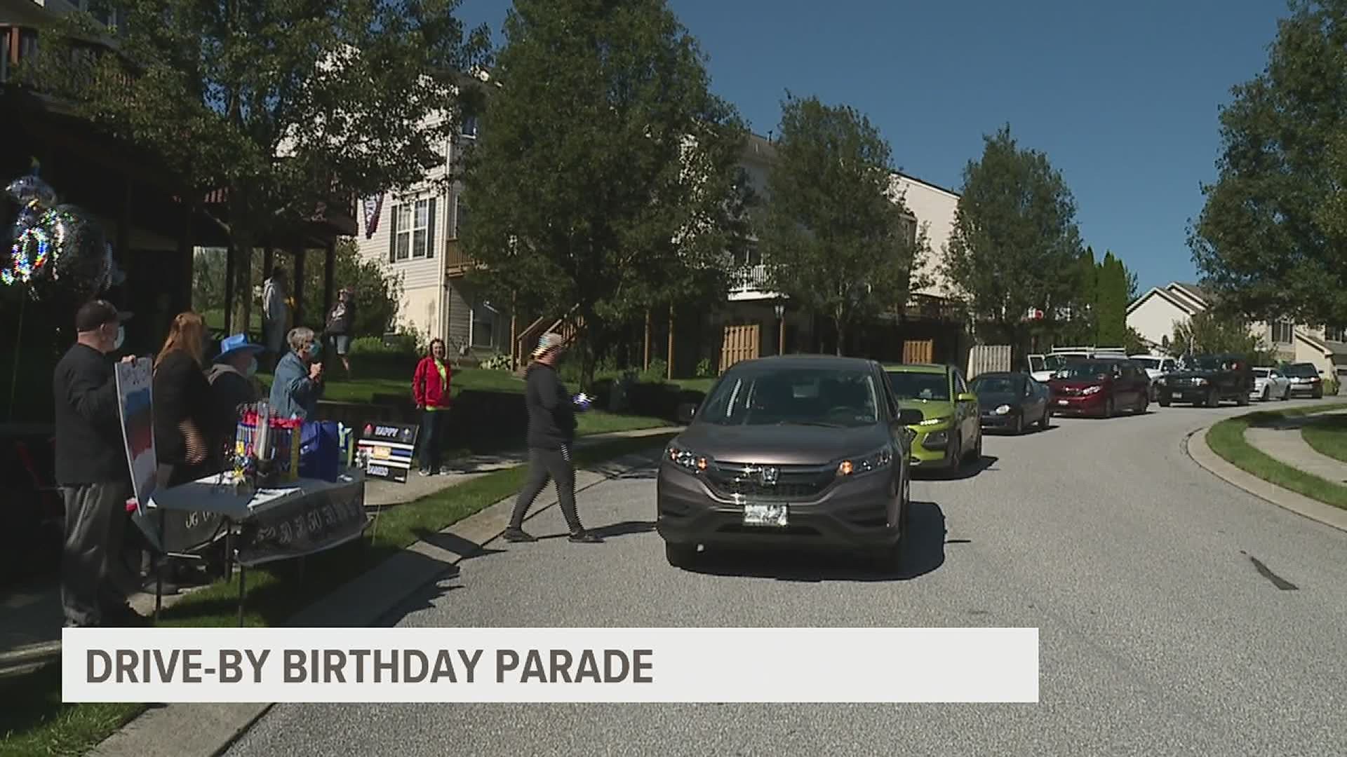 Community showed up to surprise Michael Fink on his 50th birthday
