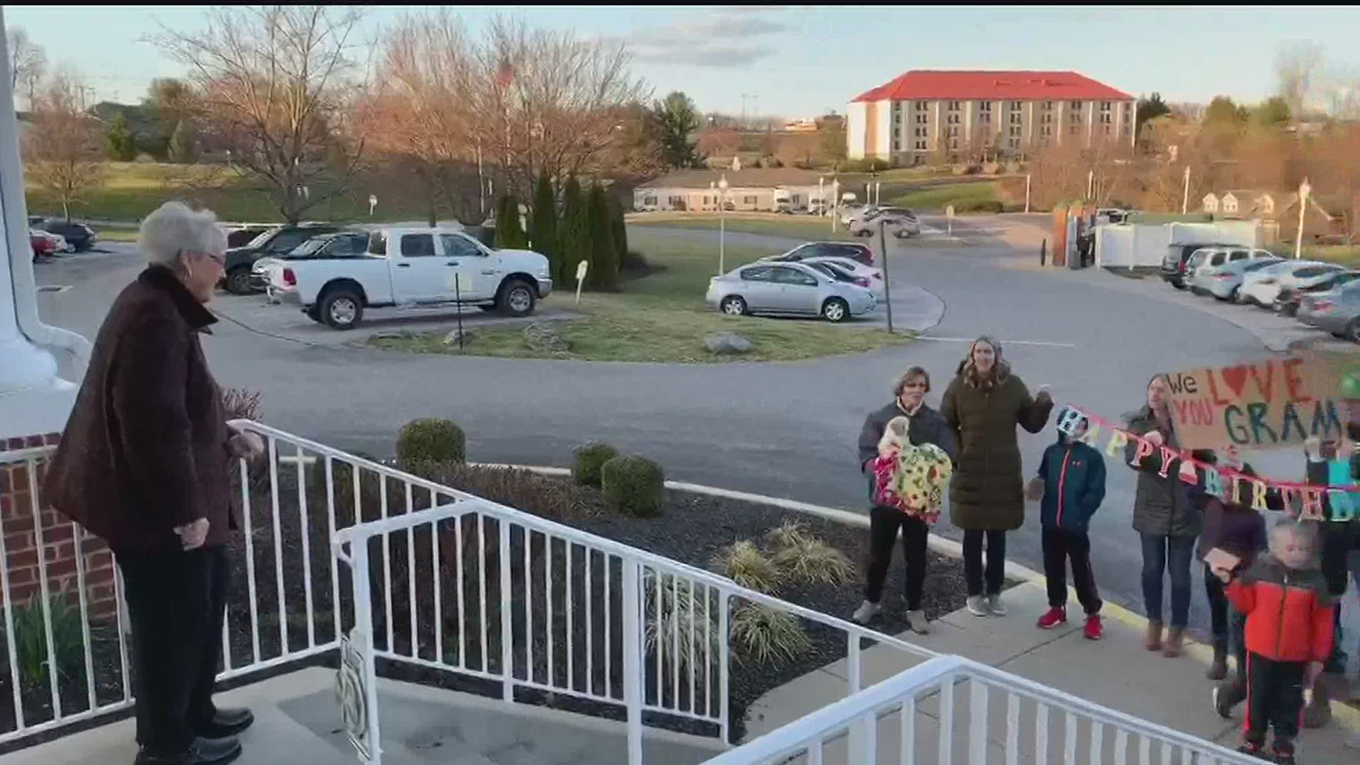 A York county family celebrating their 87-year-old grandmother’s birthday in a special way amid the COVID-19 pandemic.