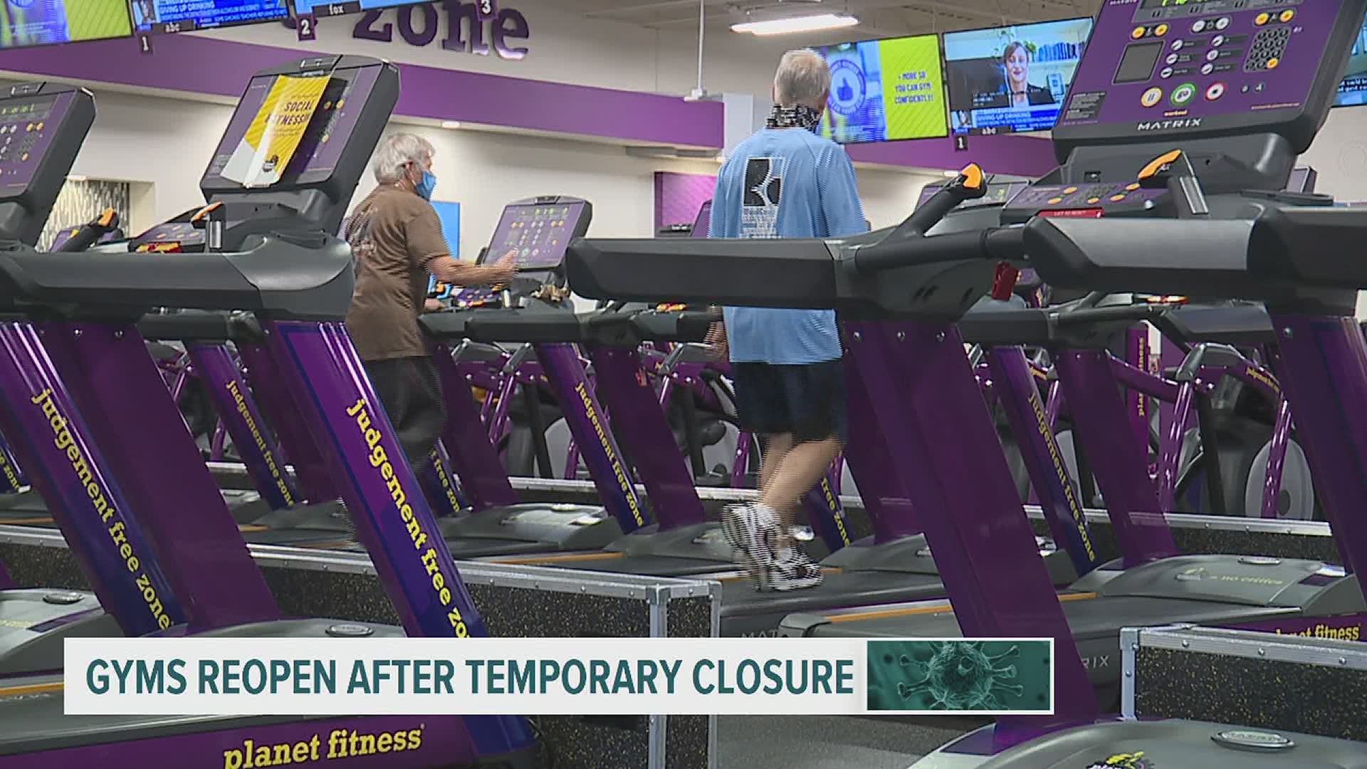 COVID-19 safety precautions will be in place at Planet Fitness locations, including in Newberry Township, York County.