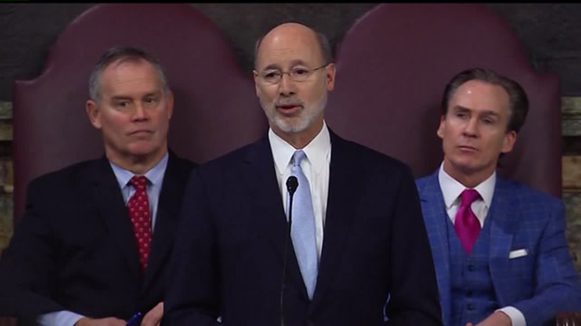 Wolf avoids broad tax increases, asks money elsewhere in budget proposal