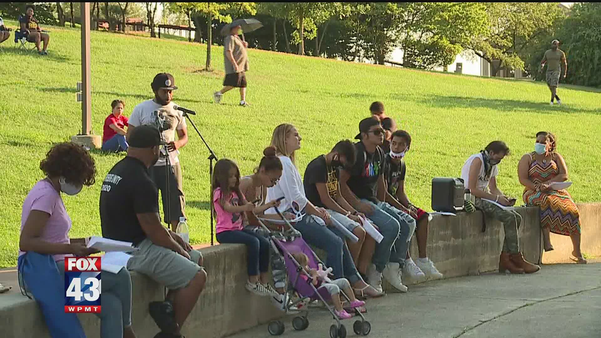 Harrisburg City Council held its third public comment session at Reservoir Park on Aug. 18 for a bill meant to further police reform.