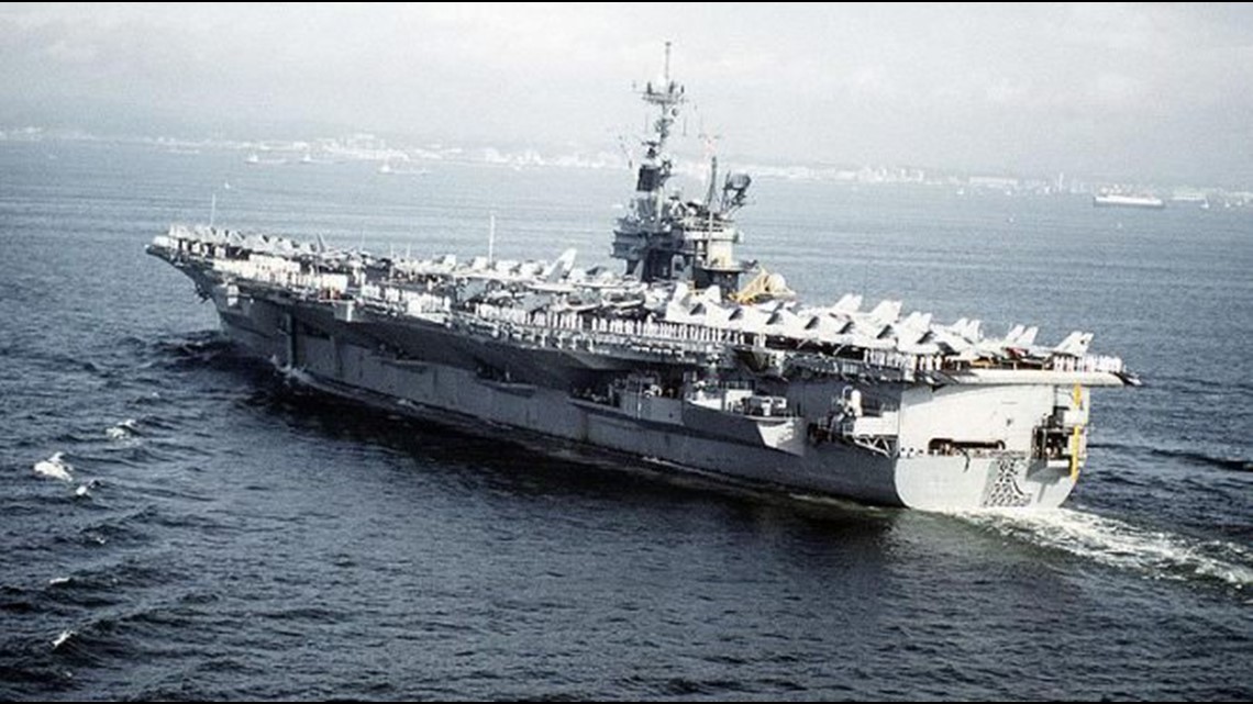 ‘Top Gun’ carrier makes final journey to the scrapyard