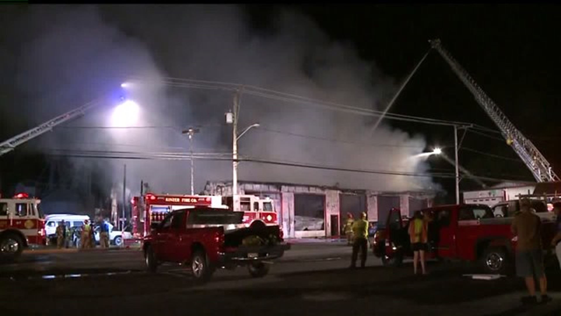 Overnight fire rips through business in Paradise Township