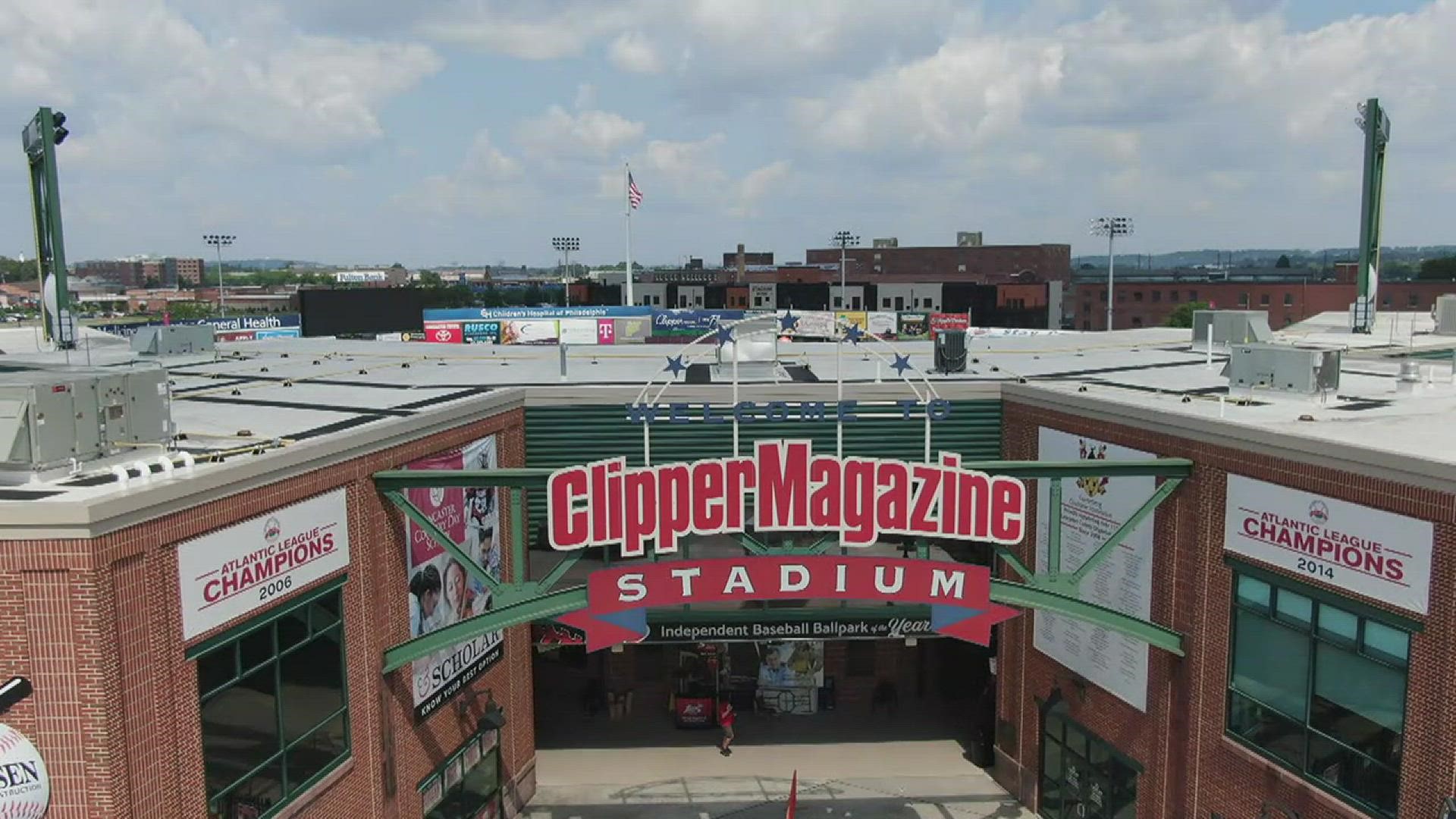 FOX43 Drone video of the home of the Atlantic League's Lancaster Barnstormers.