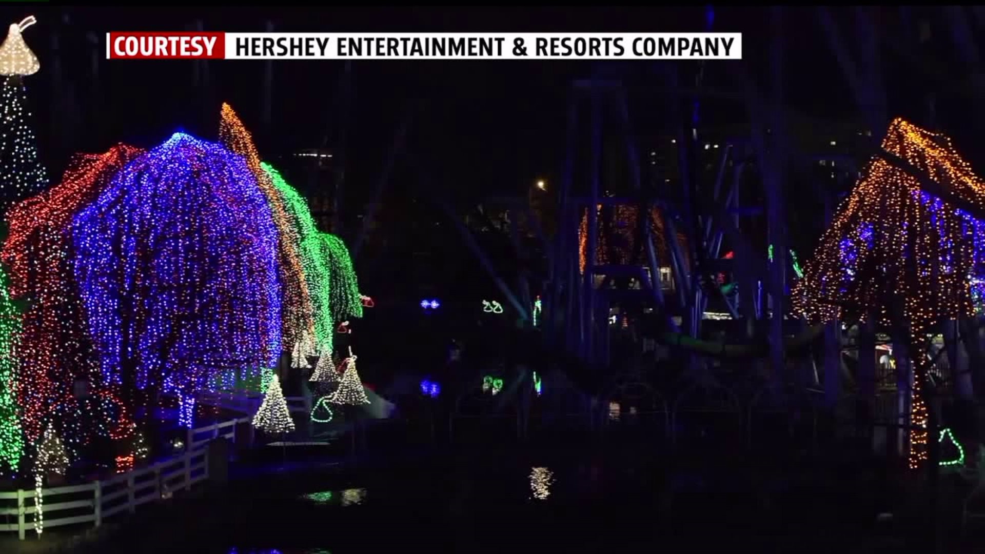 Rides and Sweet Lights at Hersheypark Christmas Candylane
