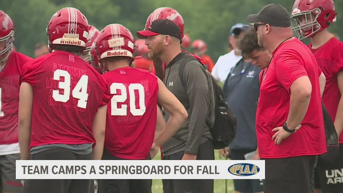 Team camps used as a springboard for fall