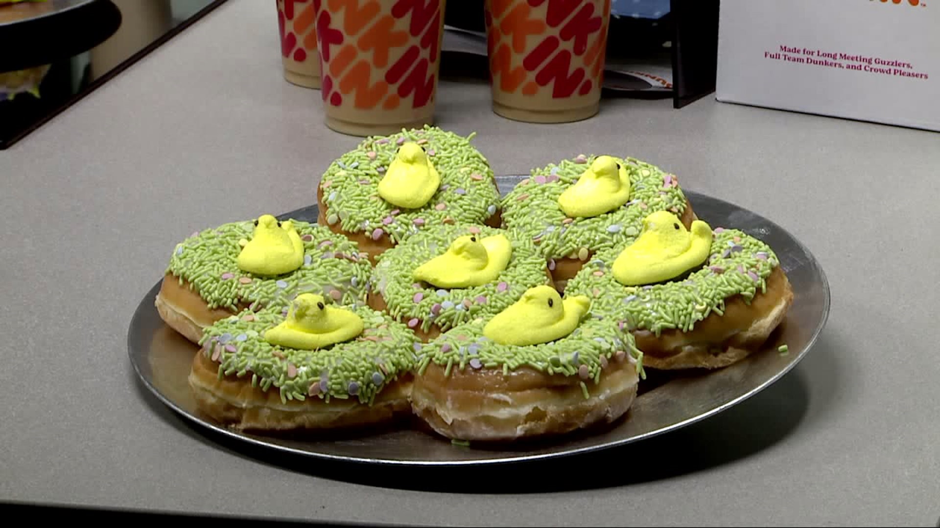 Peeps and Dunkin` team up for Easter-themed treats