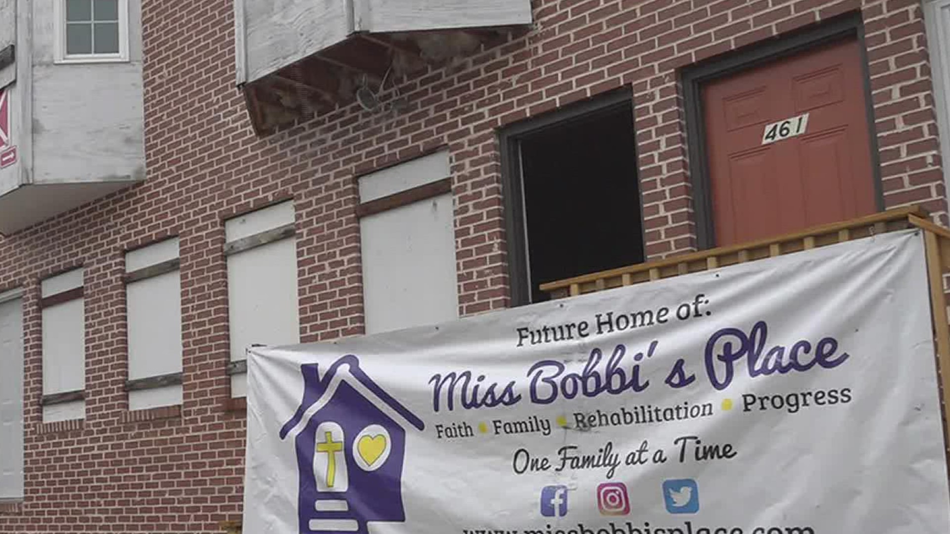 The shelter, Miss Bobbi's Place, is offering families in need a safe place to get back on their feet.