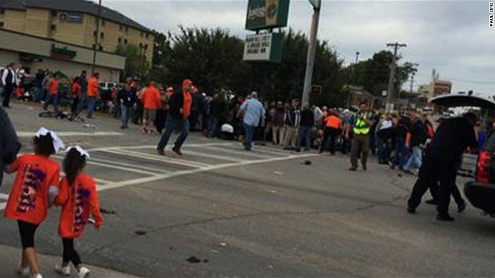 Woman crashes into OSU parade; arrested for DUI